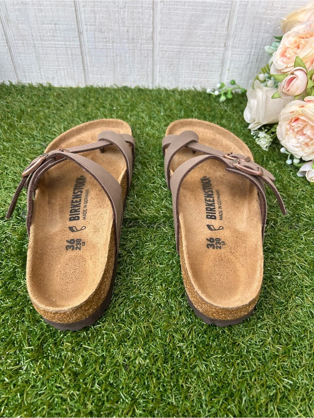 Birkenstock Mayari Mocha Brown sandals Size  36 US 6 women gently used